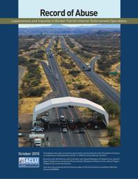 ACLU report on border checkpoints