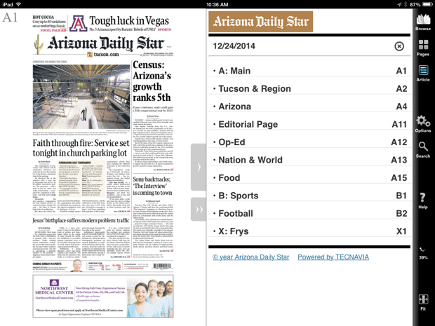 Star e-edition for iPad