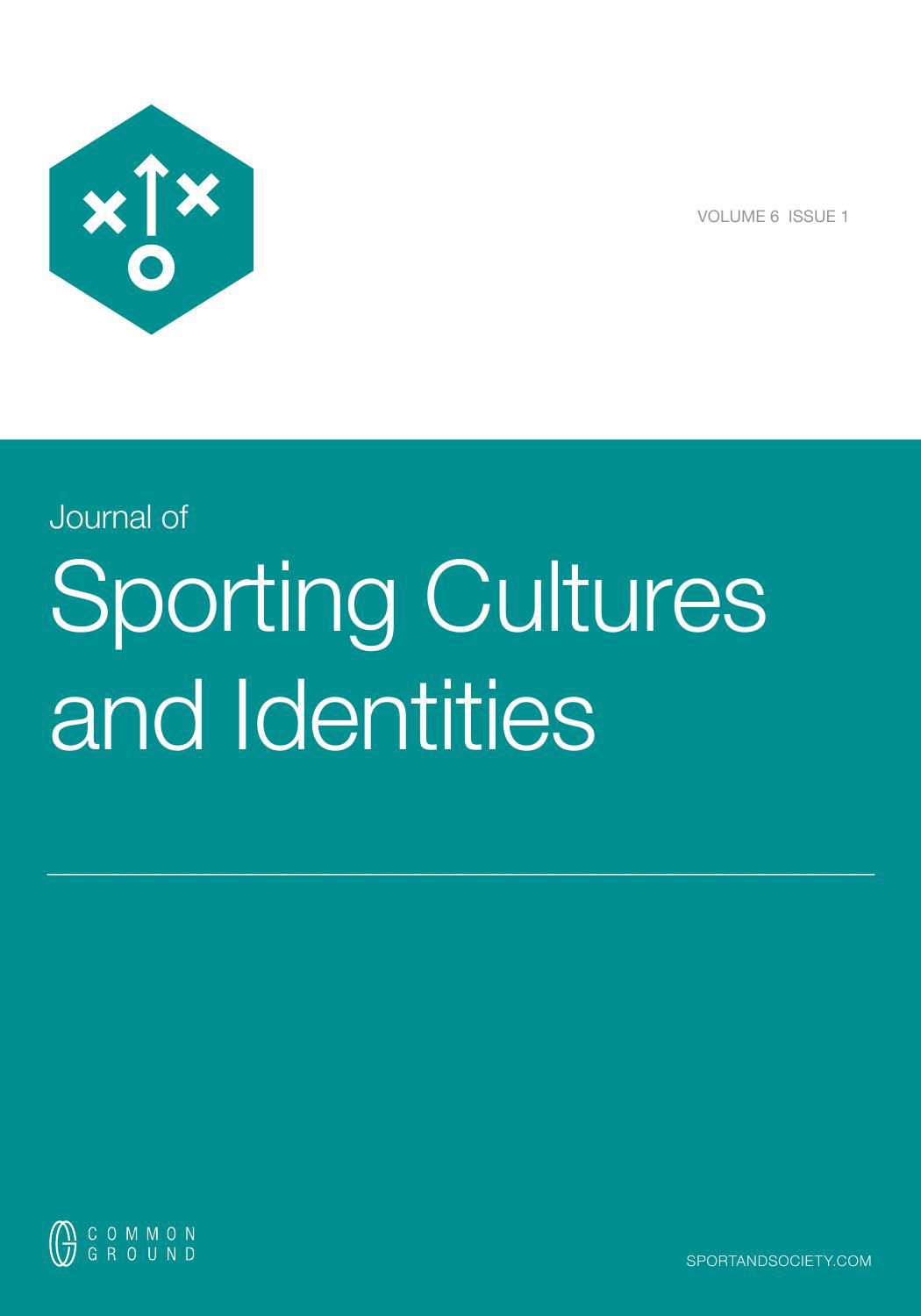 "Sporting cultures and identities" paper