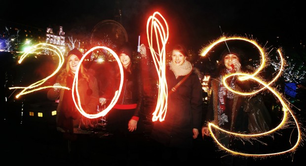 The world celebrates the New Year