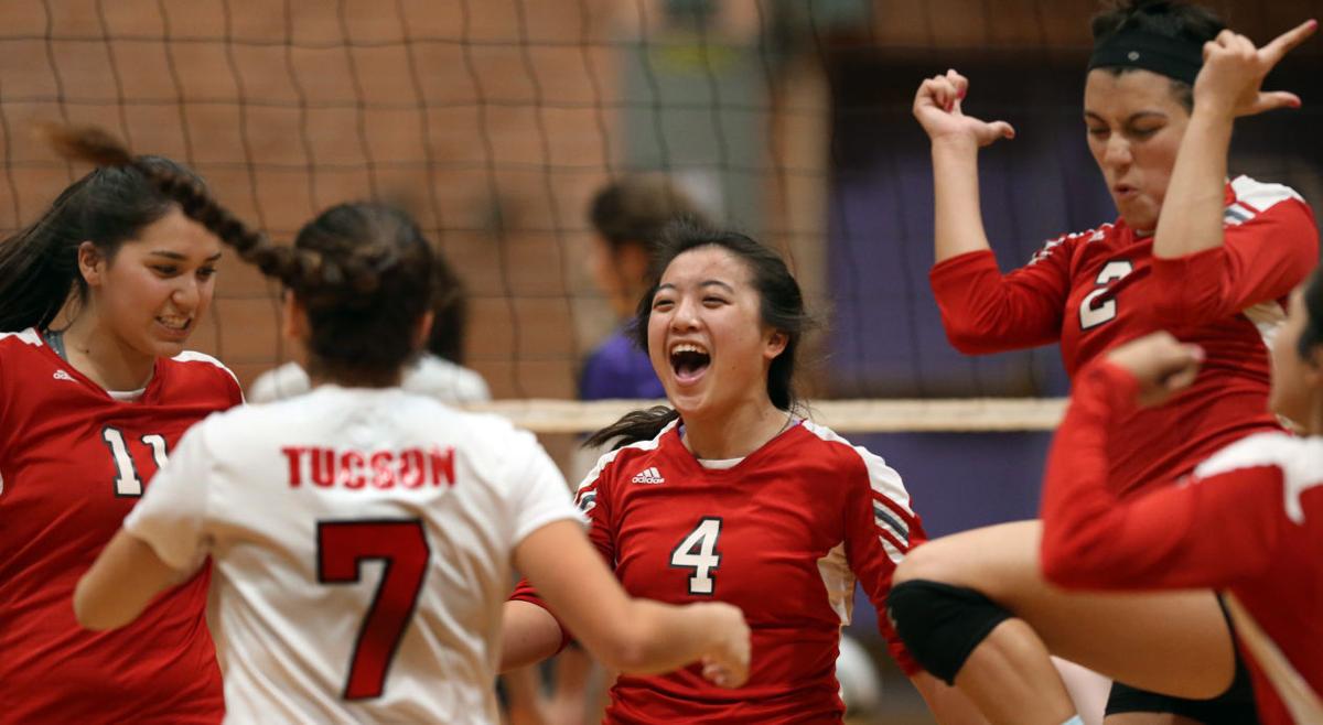 Photos Rincon hosts Tucson in girls volleyball