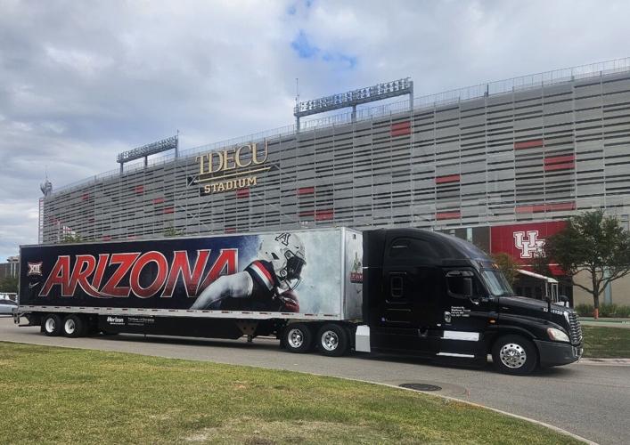 Arizona football equipment truck