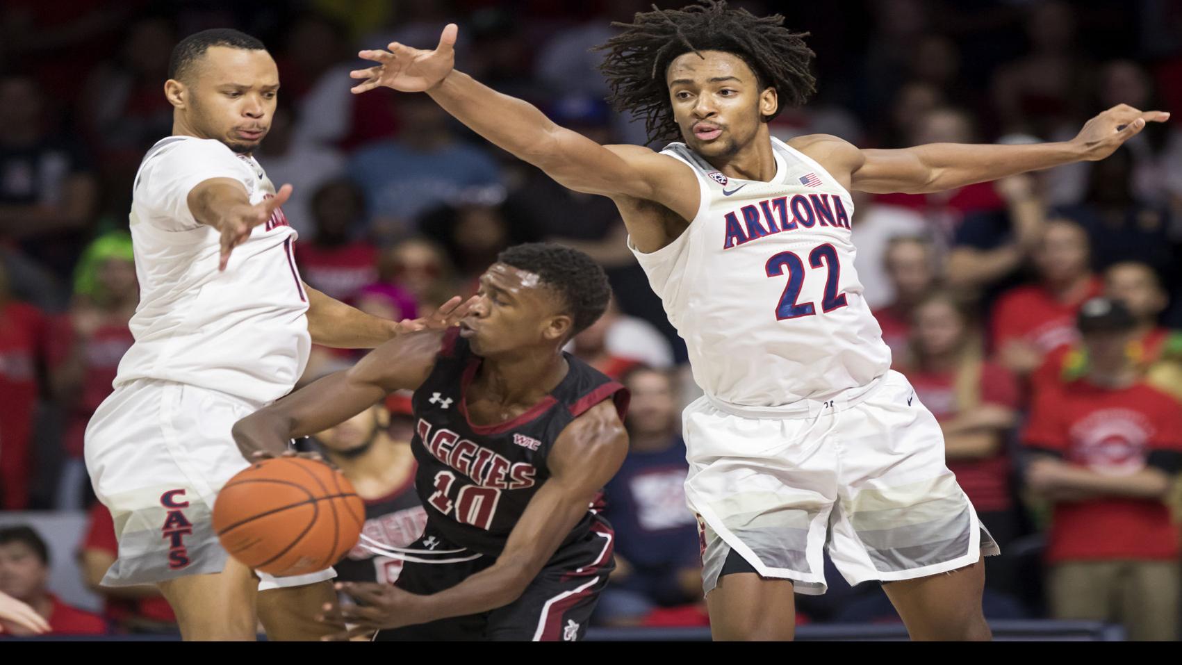 Nnaji perfect from field as UA blows out New Mexico State ...