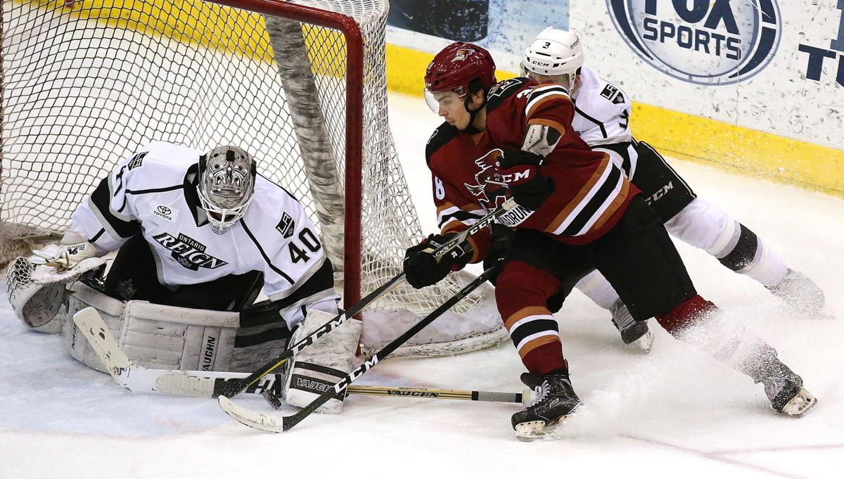 Ontario Reign vs. Tucson Roadrunners AHL hockey