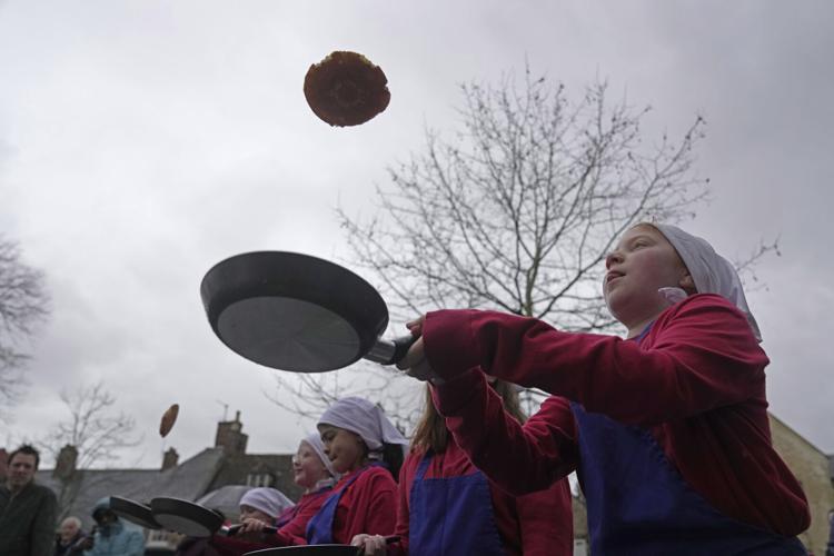 Britain Pancake Race