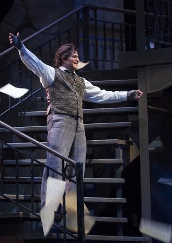 A dying, tragic figure infused with new life   