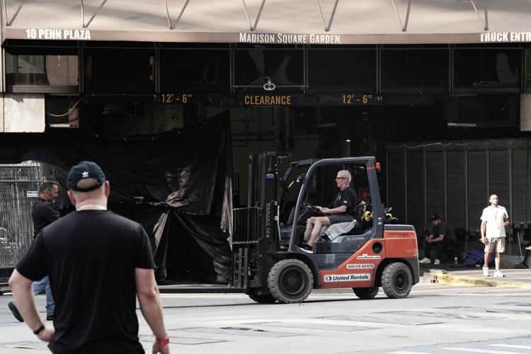 Madison Square Garden, ahead of a reported wedding between Taylor Swift and Travis Kelce