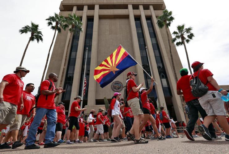 Teacher protest in Phoenix
