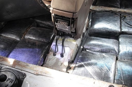 Pot in car