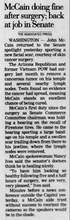 Arizona Daily Star article Sept. 13, 2000