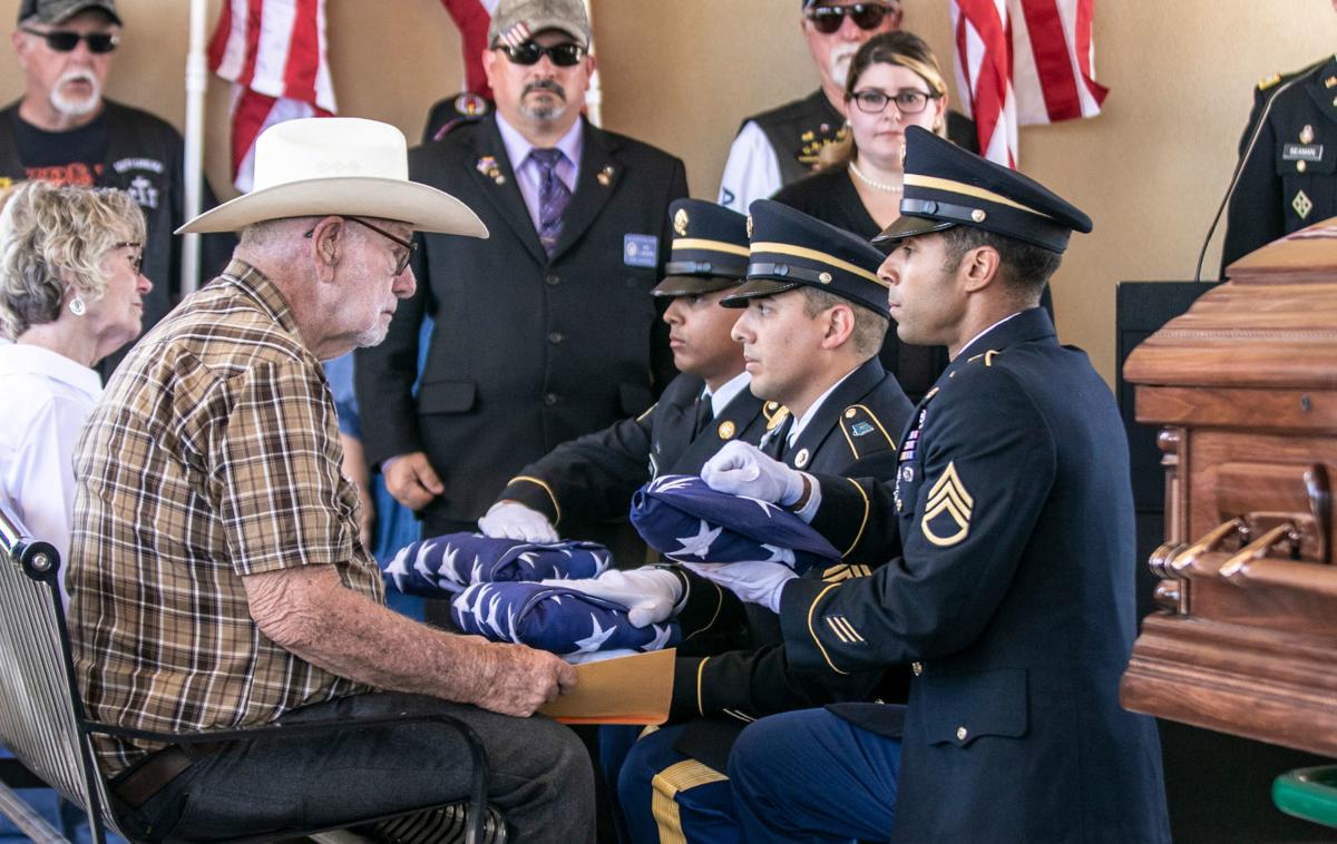 Sgt. Cread E. Shuey burial