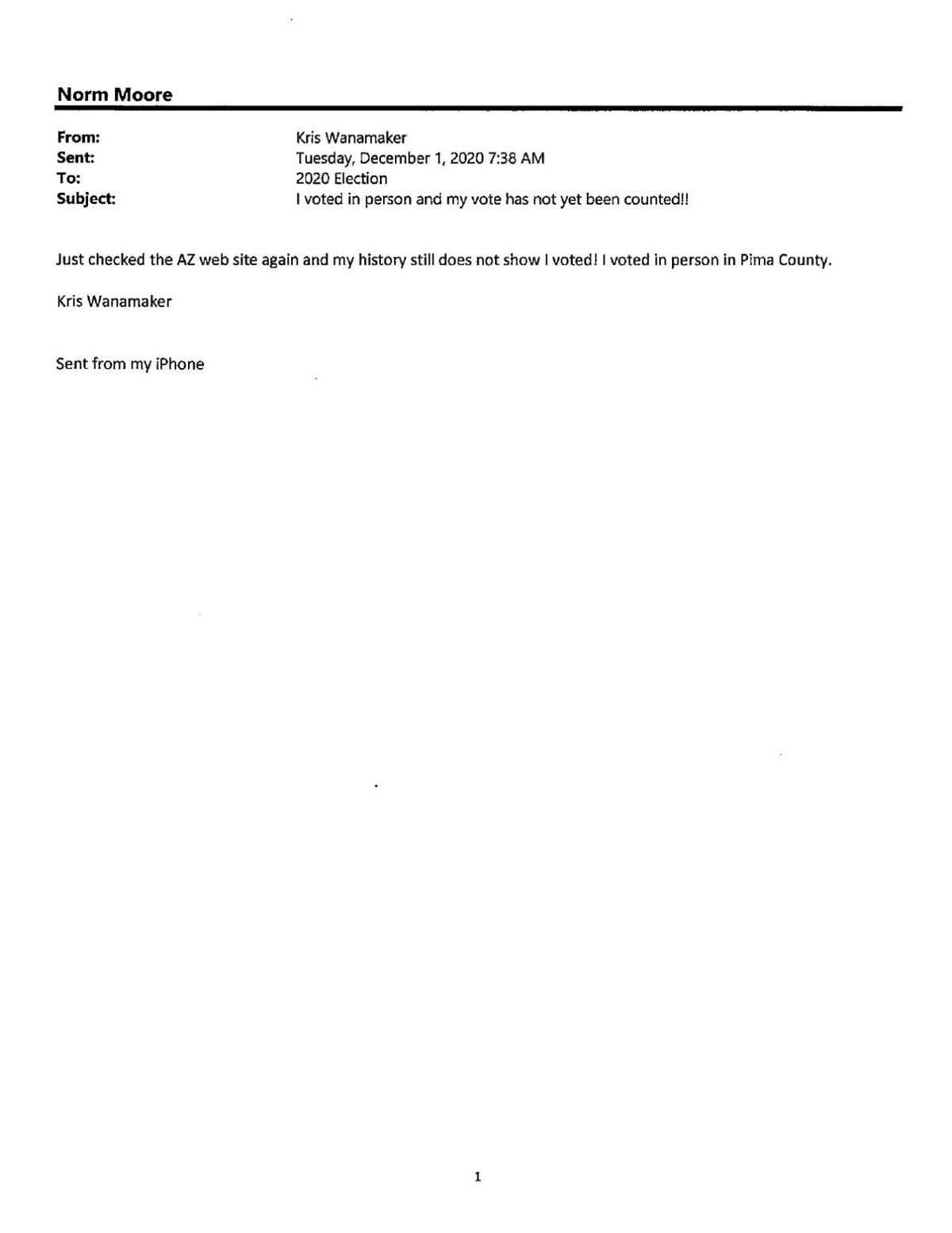 Election integrity emails, batch 5