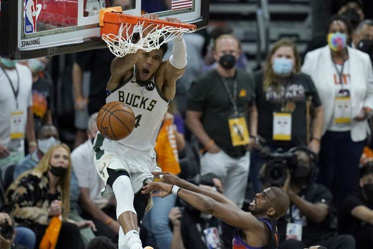APTOPIX NBA Finals Bucks Suns Basketball