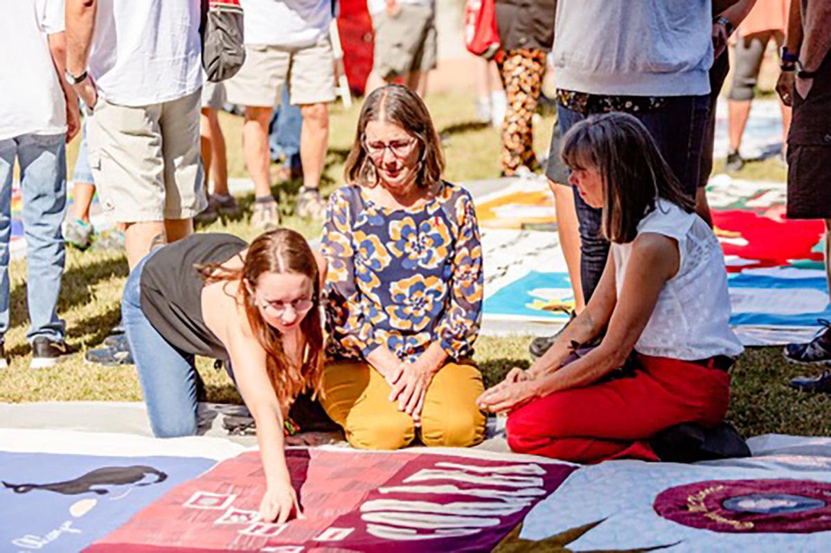 Names Quilts Memorial Ceremony, AIDSWALK