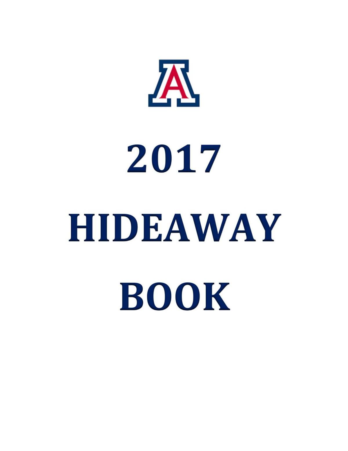 RichRod's 2017 "Hideaway Book" Arizona Football