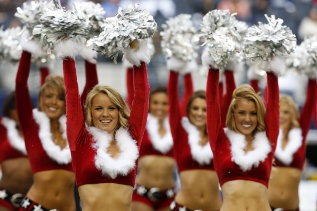 NFL cheerleaders from Week 16