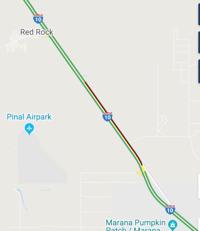 Man dies in three-vehicle crash on I-10 in Marana Saturday