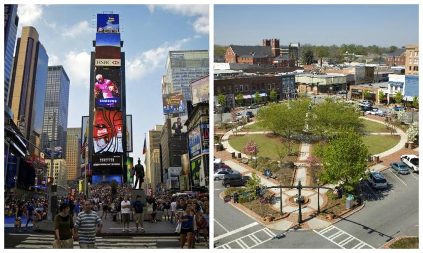 #10. New York-Newark-Jersey City, New York and Gainesville, Georgia