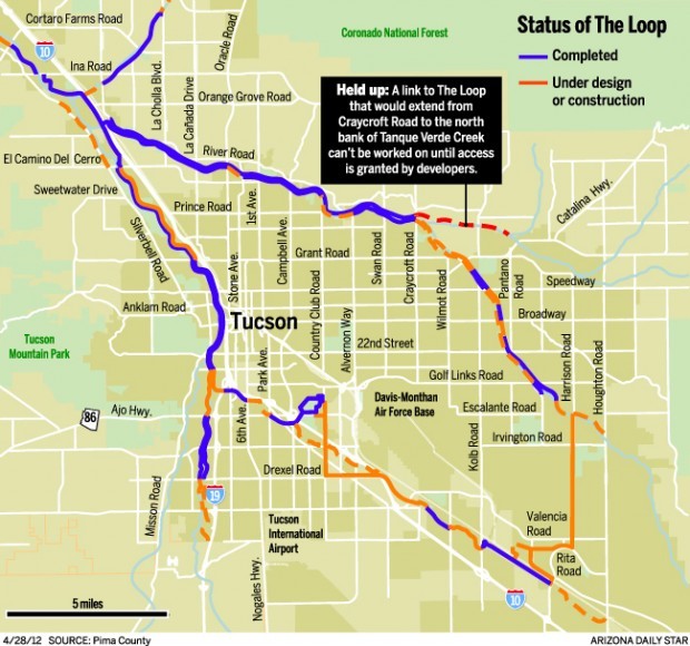 Map: Access glitch holds up key pathway