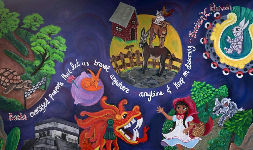 UA poetry mural