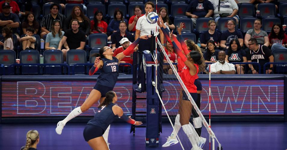 Red vs Blue volleyball match