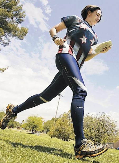 D-M captain flies high in orienteering  