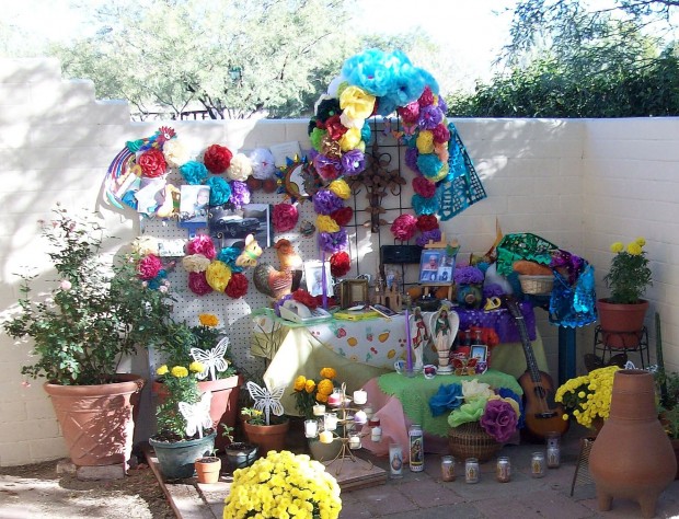 Celebrate Day of Dead; share items of meaning for shrine at St. Philip's   