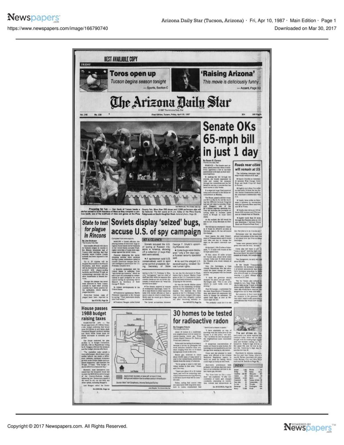 Arizona Daily Star front page April 10, 1987.pdf