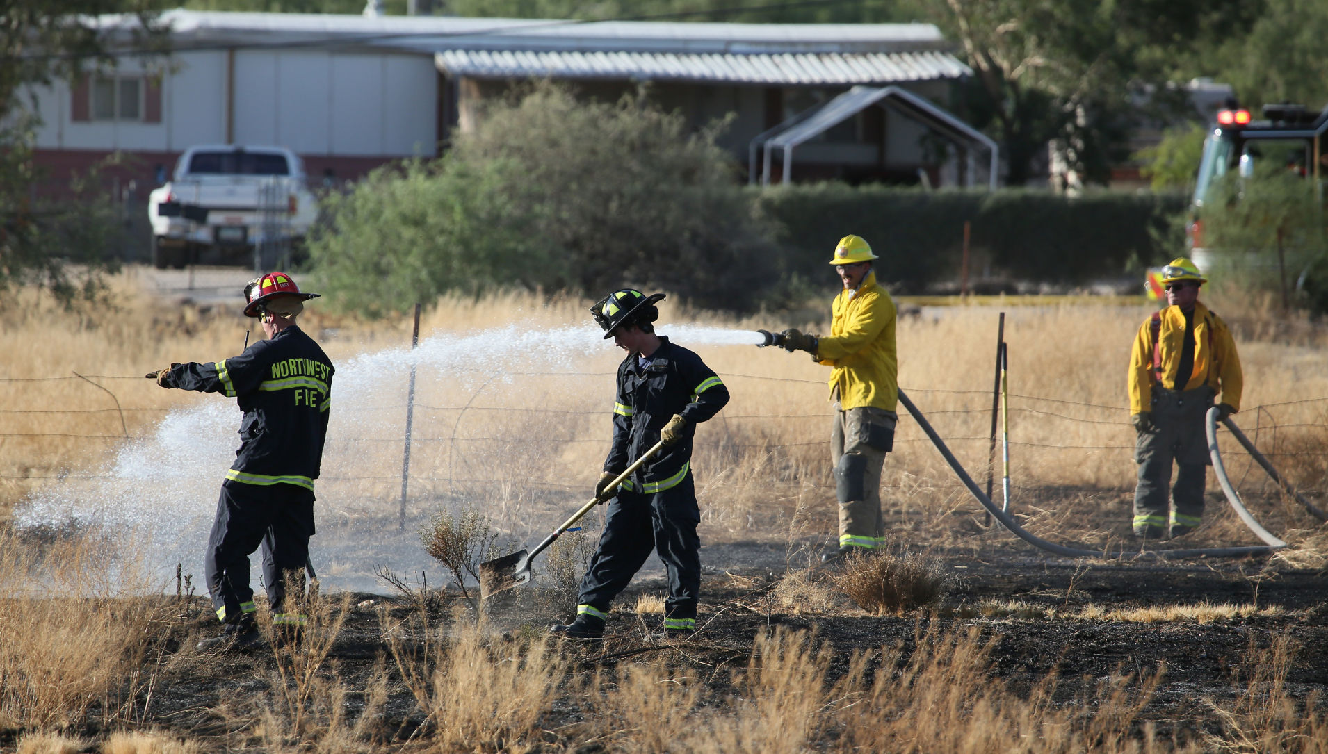 Firefighters Extinguish 2-acre Brush Fire On Tucson's Northwest Side ...