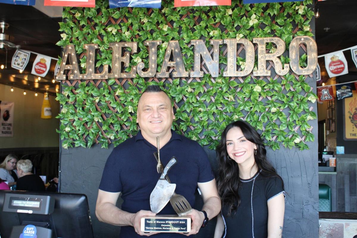 Taste of Marana STANDOUT Restaurant Award for 2024: Alejandro
