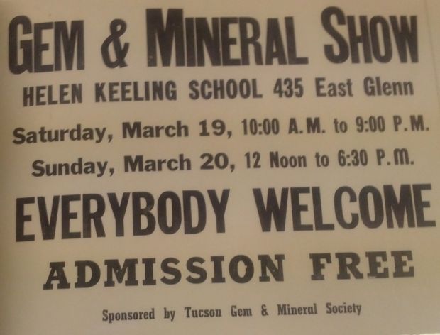 Tucson Gem & Mineral Society ad