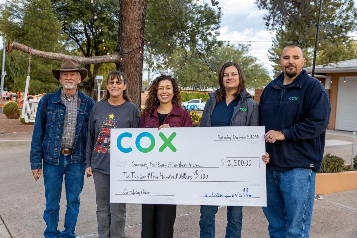 Cox Communications donation to Community Food Bank of Southern Arizona.