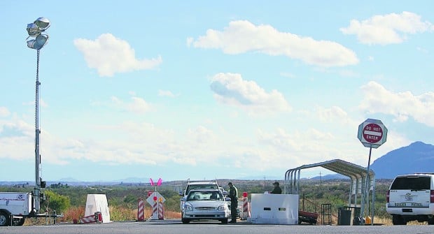 I-19 checkpoint construction begins   