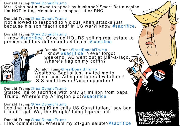 Daily Fitz Cartoon: Tweeter-in-Chief