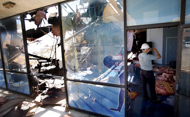 Flammable flooring materials blamed for charter-school fire   