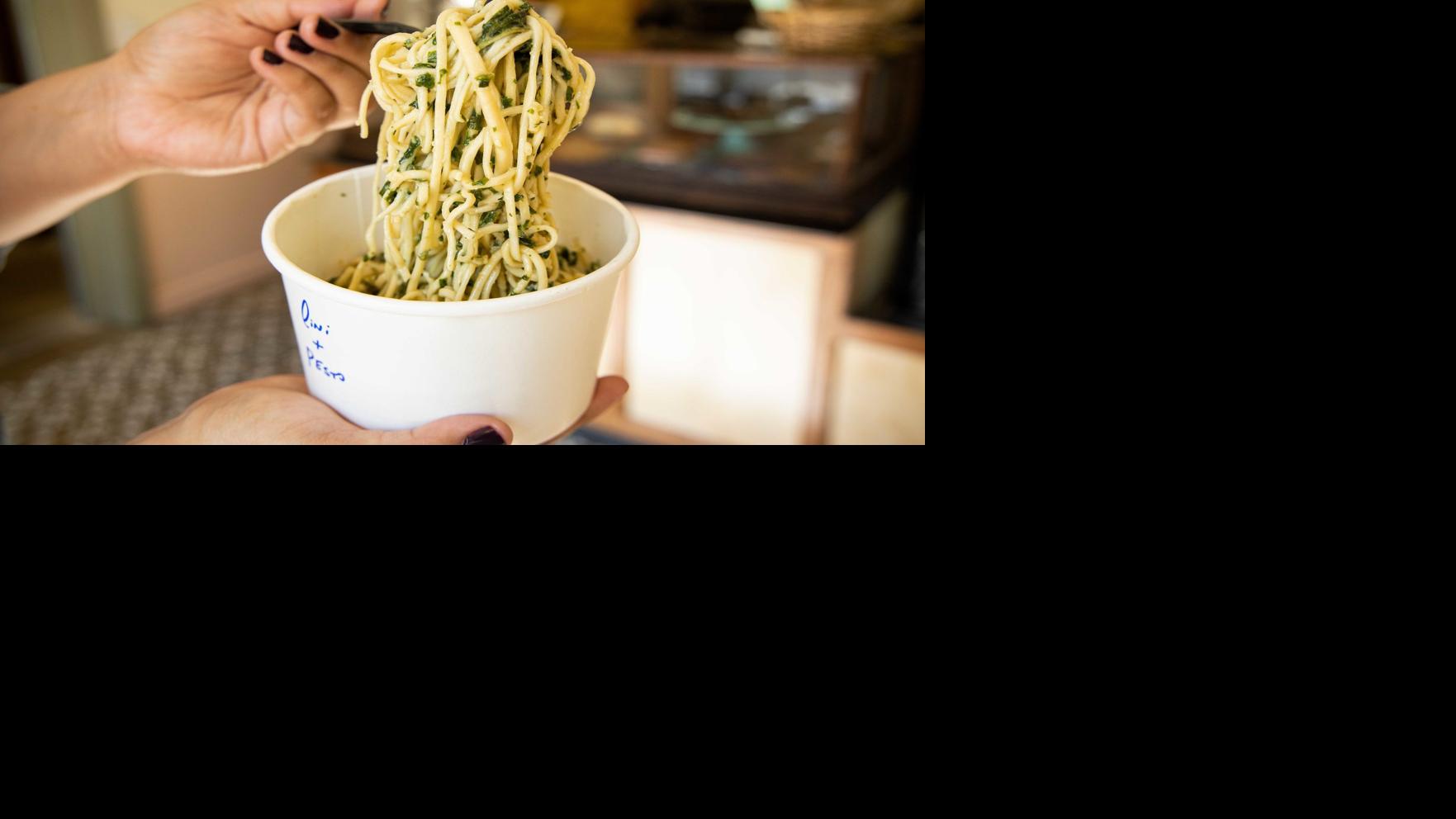 Tucson's first fresh pasta cafe serving lunch and takehome noodles eat
