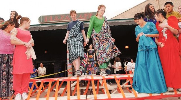 Paying their respects  