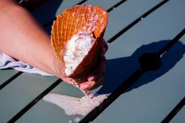 Ice cream at 25 minutes