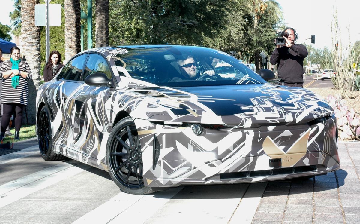 Casa Grande One Step Closer To Getting Electric Car Factory Lucid Motors Showed Off A Prototype Electric Car At The Arizona State Capitol When It Announced Plans To Build Plant In Casa Grande 2016