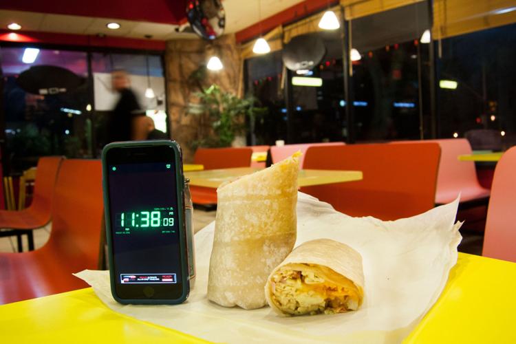 Nico's breakfast burrito