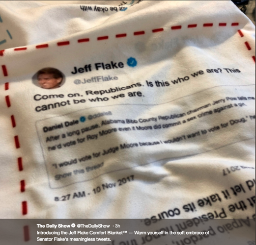 Introducing Jeff Flake Comfort Blanket