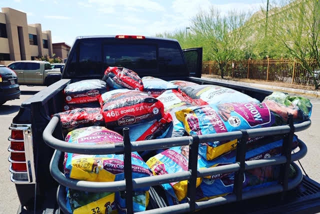 Truly Nolen Donated 25 pounds of dog food to the HSSA