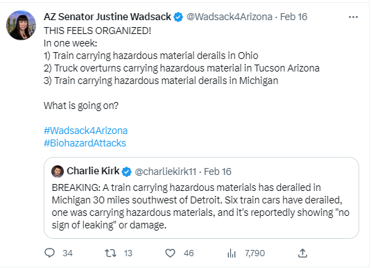 Wadsack says series of hazardous waste spills "feels organized"