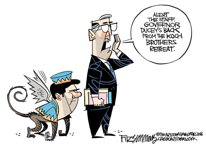 Daily Fitz Cartoon: Ducey