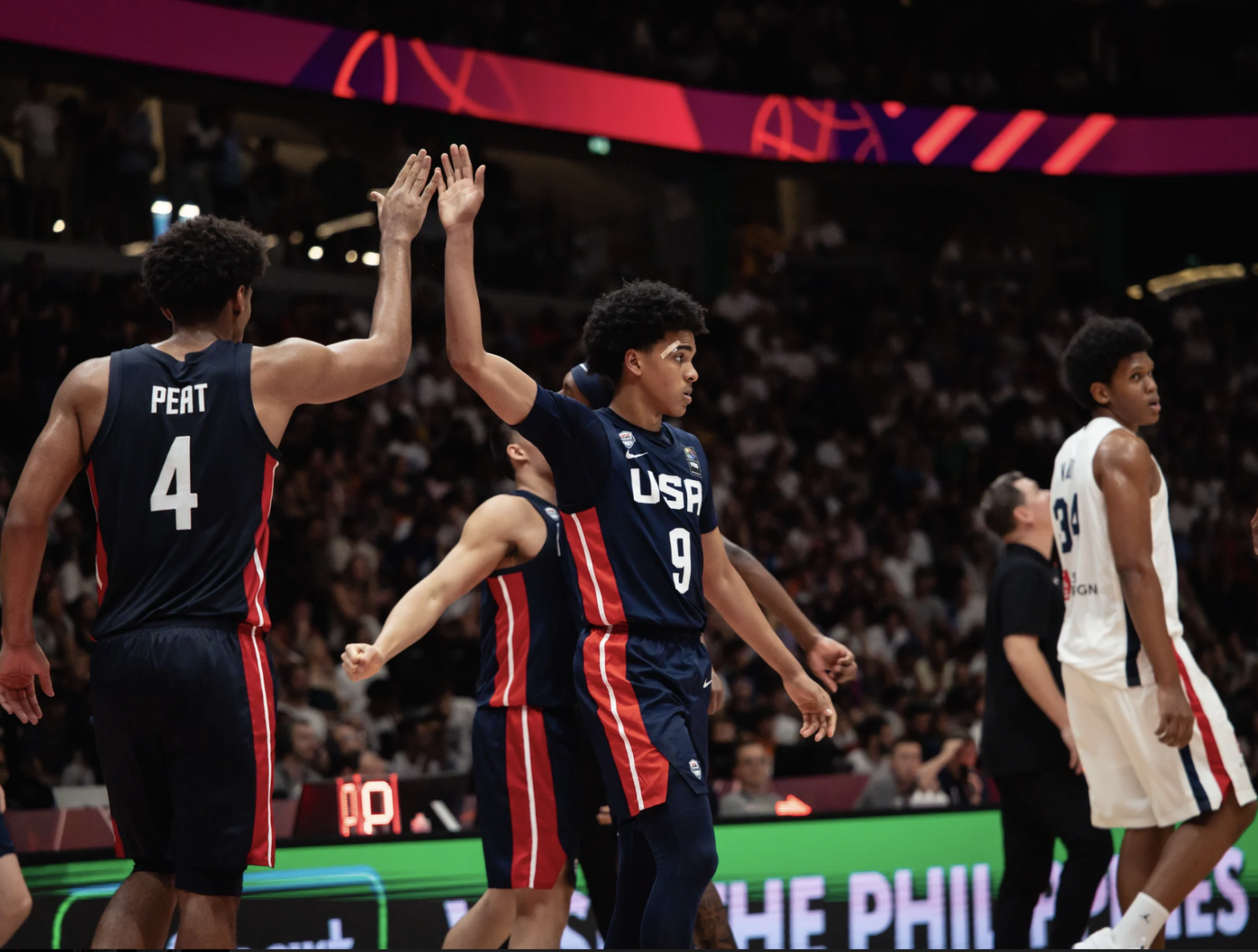 Koa Peat, Mikel Brown vs France U19