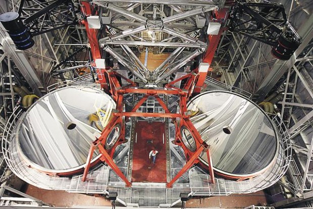 Mt. Graham's powerful new scope leaves all others in the cosmic dust  