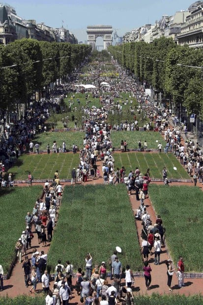 Parisian Boulevard goes bucolic   
