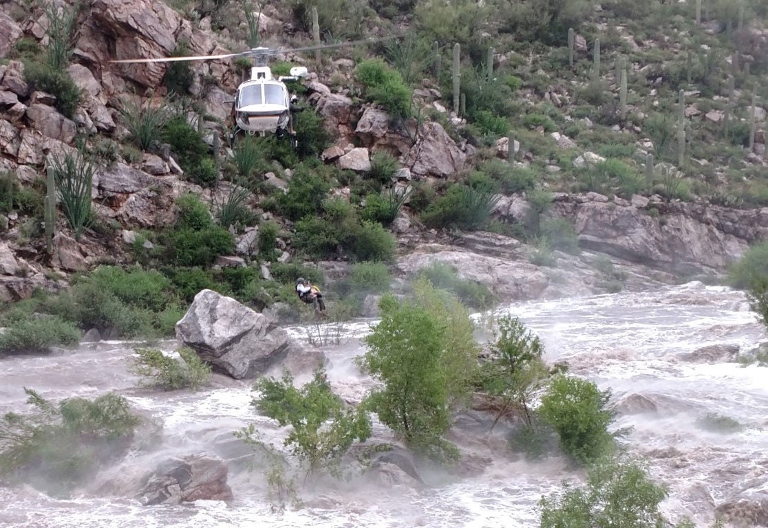 Tanque Verde Falls rescue