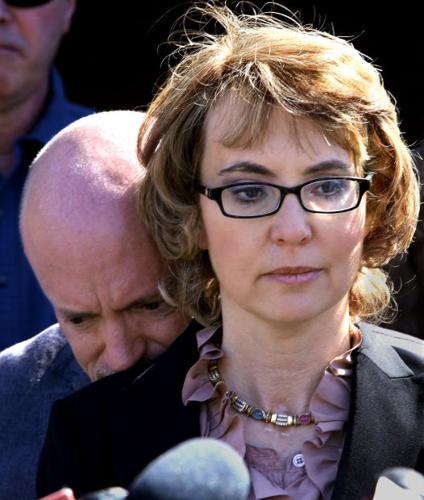 Giffords at Tucson shooting site