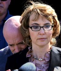 Giffords at Tucson shooting site